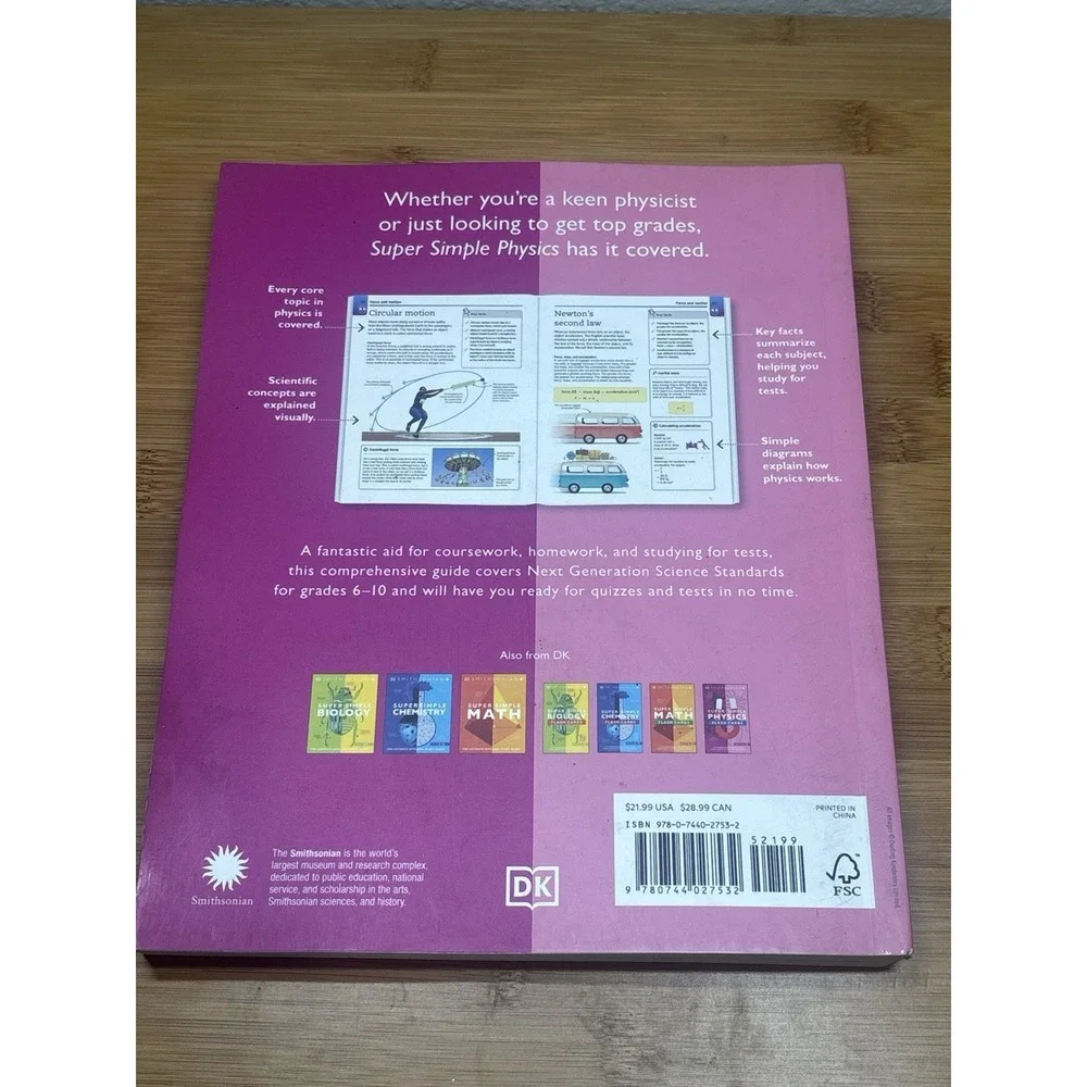 Super Simple Physics: The Ultimate Bitesize Study - Paperback, by DK - Very Good